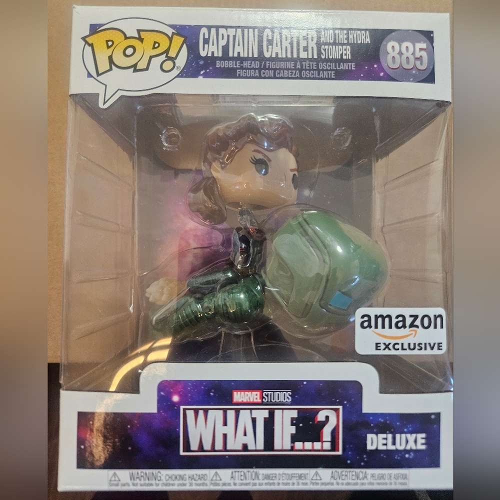 Funko Pop! Deluxe: Marvel - Captain Carter and the Hydra Stomper #885